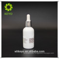 30ml empty boston round OPLA essential oil white glass dropper bottle glass cosmetics jar bottle